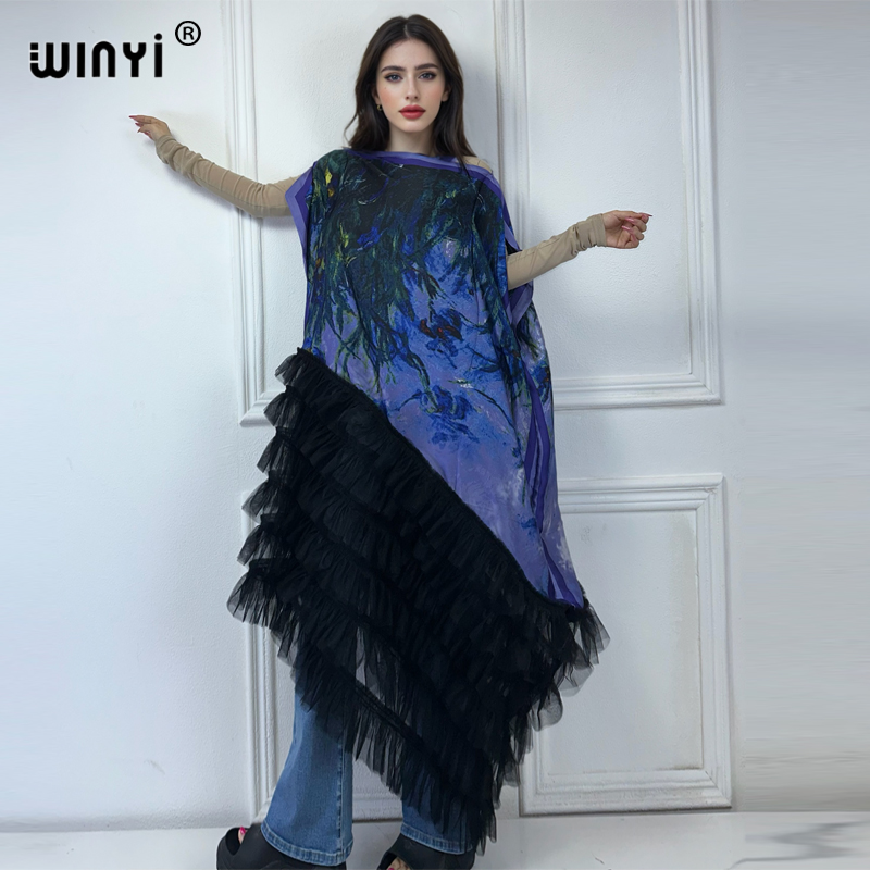 Boho Summer Beach Maxi Dress - WINYI Africa Clothing Plus Size Women