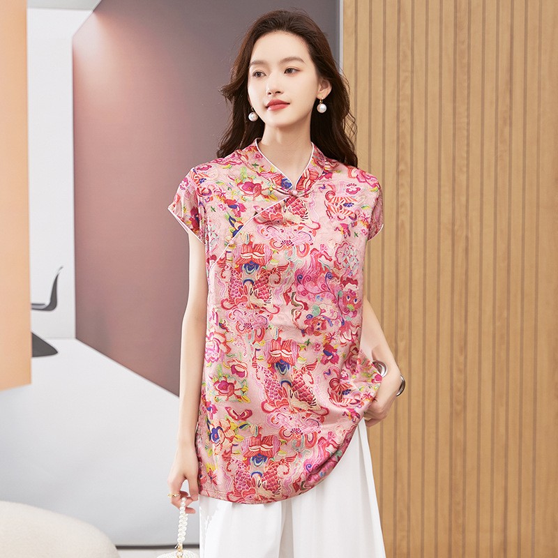 Women's Blouse Short Sleeve Ro - огляд і ціна Blouses