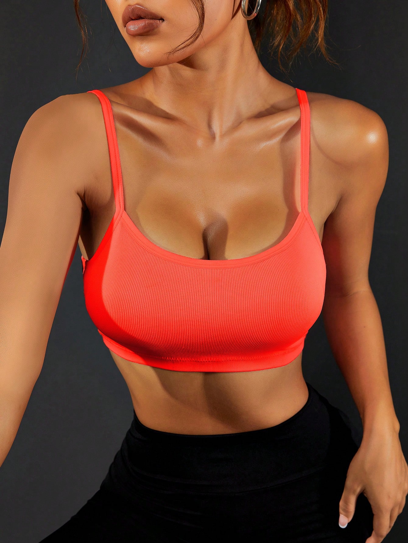 Women Ribbed Thin Strap Sports - огляд і ціна Seamless Ribbed Workout Tank Top