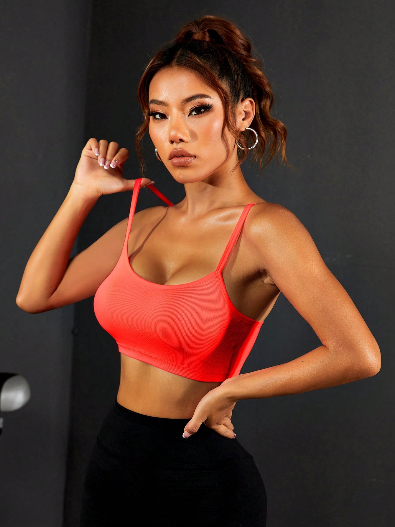 Women Ribbed Thin Strap Sports - огляд і ціна Seamless Ribbed Workout Tank Top
