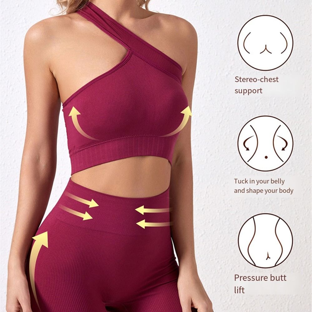 2Pcs Reusable Seamless Women W - огляд і ціна Seamless Ribbed Workout Tank Top
