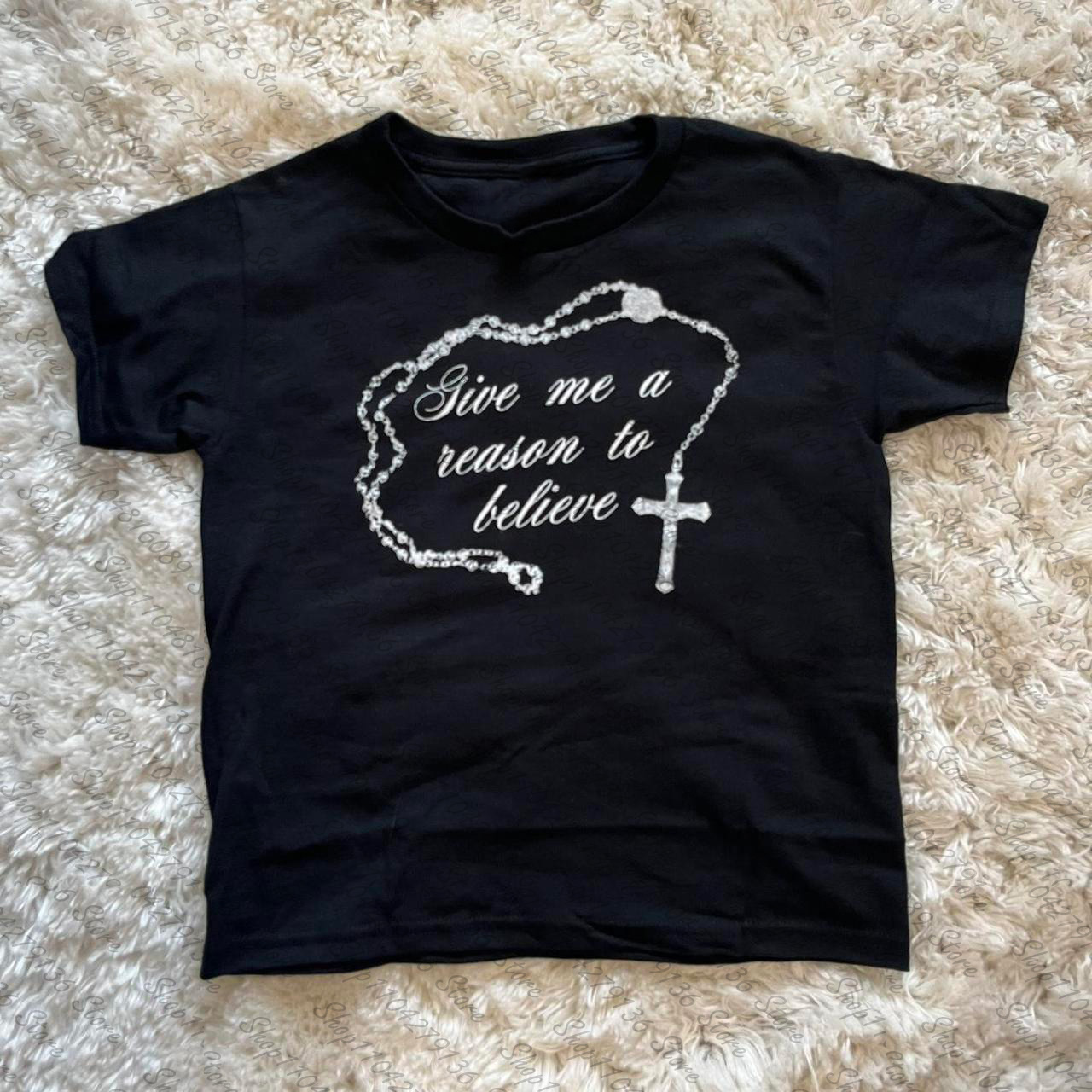 2000s Woman Clothing Y2K Cloth - огляд і ціна Y2K Graphic Baby Tee Crop