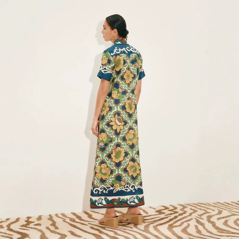2026 Autumn New Original Trend - огляд і ціна Casual Loose Linen Shirt Dress