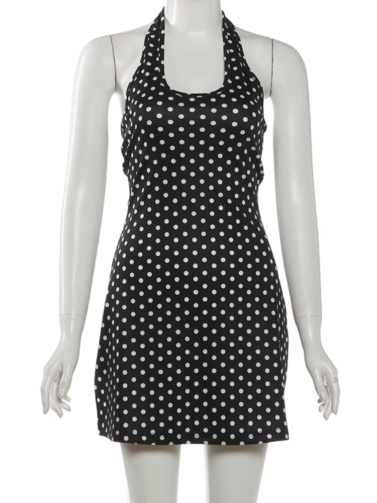 FDEY Trend Sexy Backless Dress - огляд і ціна Y2K Backless Halter Mini Dress
