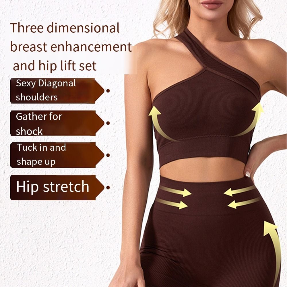 2Pcs Casual Seamless Women Wor - огляд і ціна Seamless Ribbed Workout Tank Top
