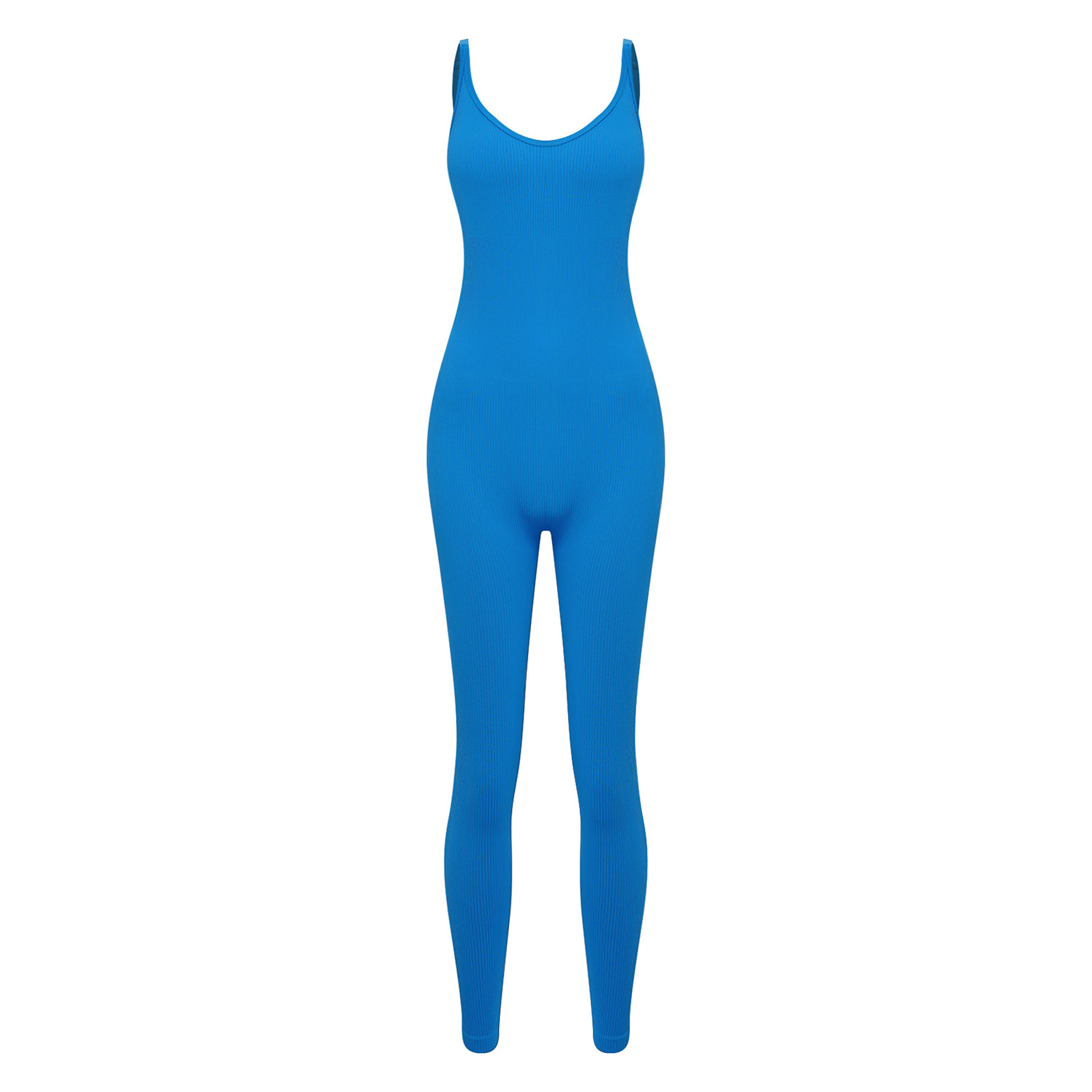 Women Yoga Workout Jumpsuit On - огляд і ціна Seamless Ribbed Workout Tank Top