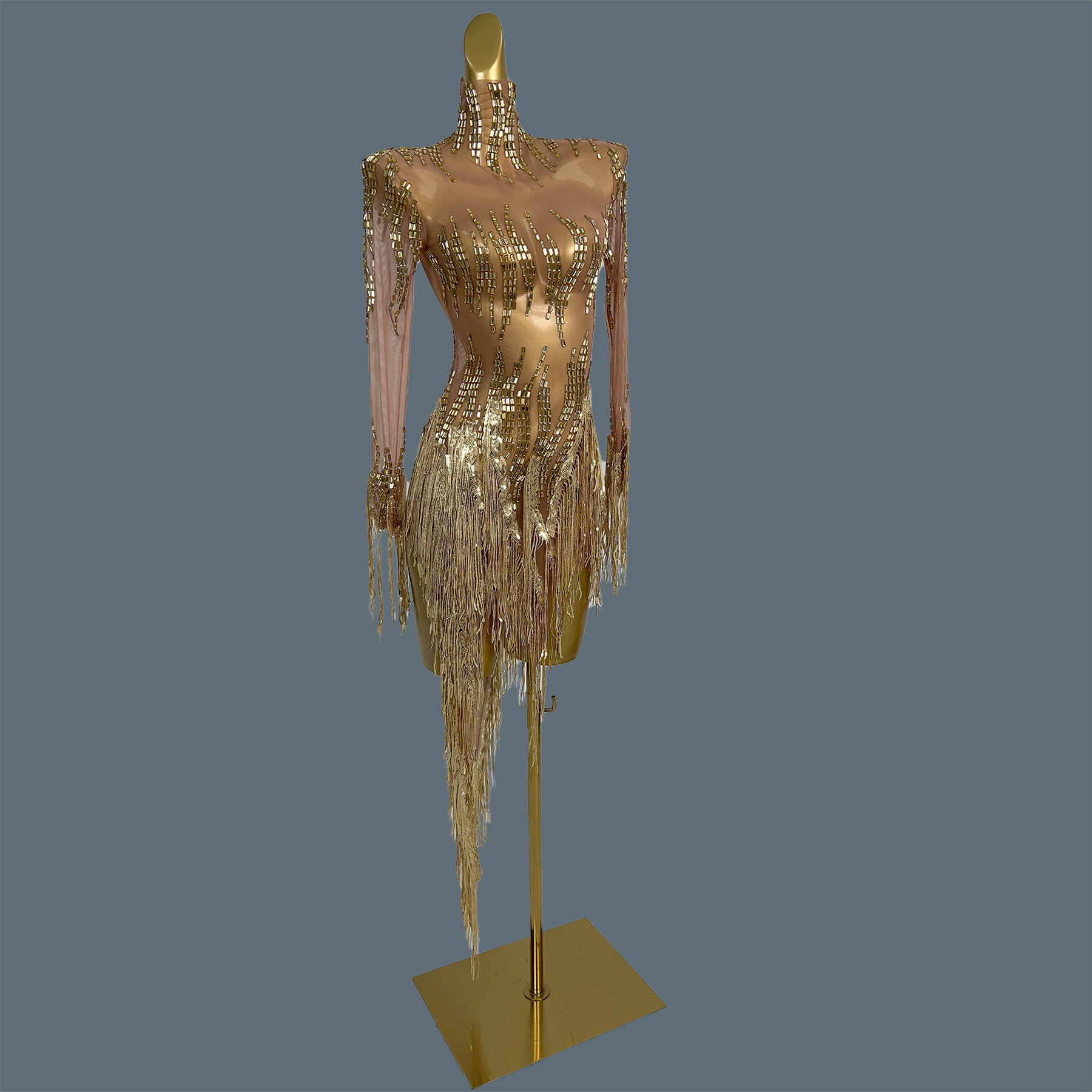 Party Stage Show Sparkly Rhine - огляд і ціна Sparkly Rhinestone Club Party Dress