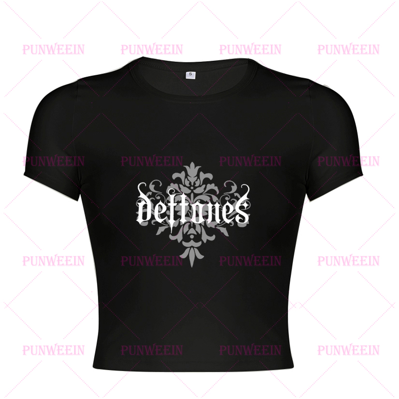 Aesthetic Streetwear Gothic Ha - огляд і ціна Y2K Graphic Baby Tee Crop