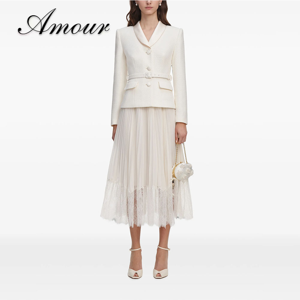 Amour Customized Two‑Piece For - огляд і ціна Tweed Two Piece Blazer Dress