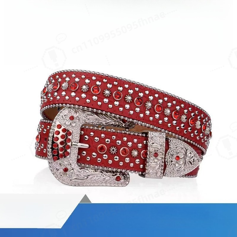 Y2K Style Rhinestone Belt For  - огляд і ціна Jeans