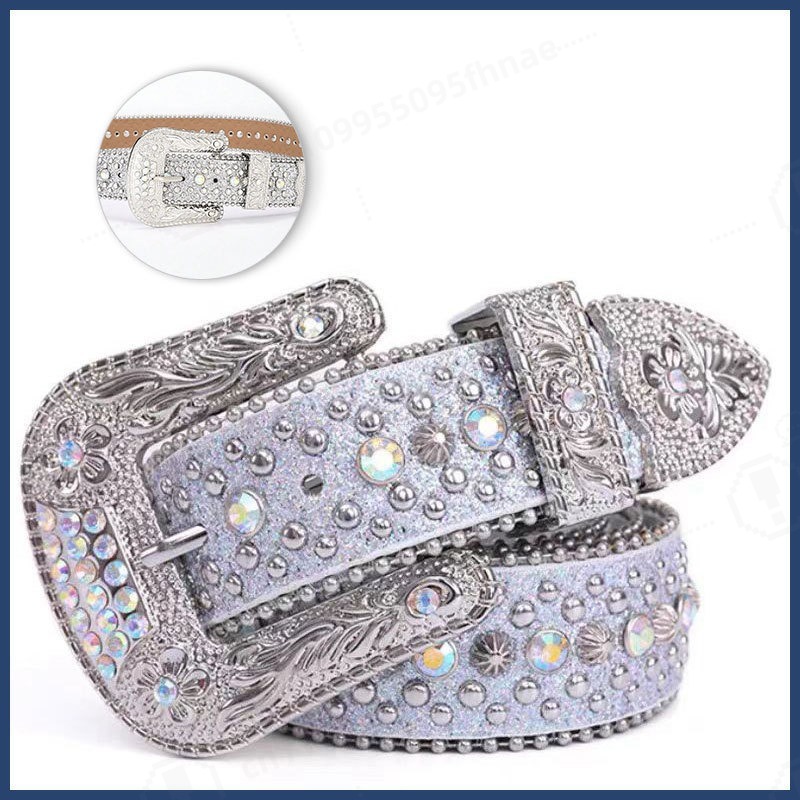Y2K Style Rhinestone Belt For  - огляд і ціна Jeans