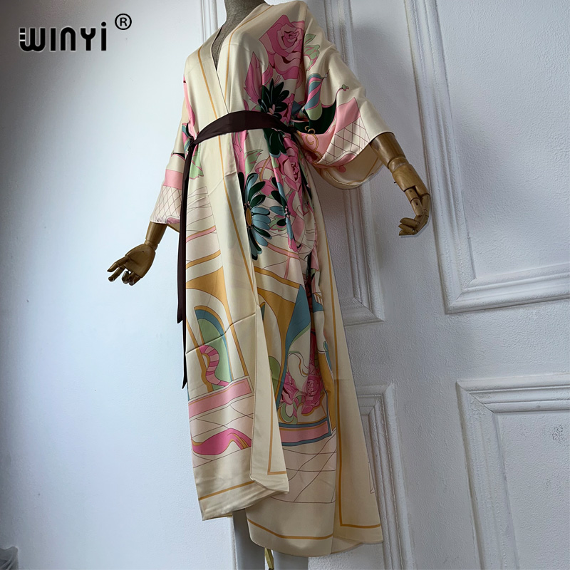 WINYI Summer Print Middle East - огляд і ціна Boho Summer Beach Maxi Dress