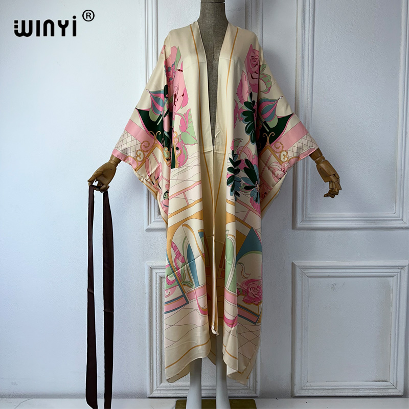 WINYI Summer Print Middle East - огляд і ціна Boho Summer Beach Maxi Dress