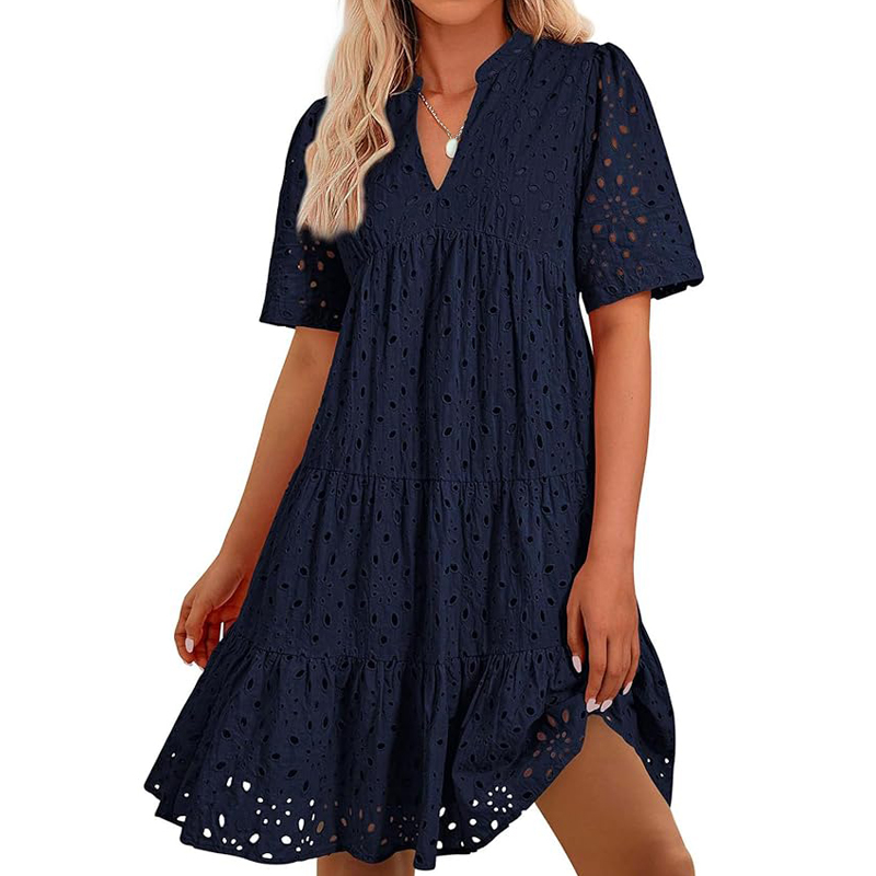 Women's Bohemian Summer V-Neck - огляд і ціна French Vintage Floral Midi Dress