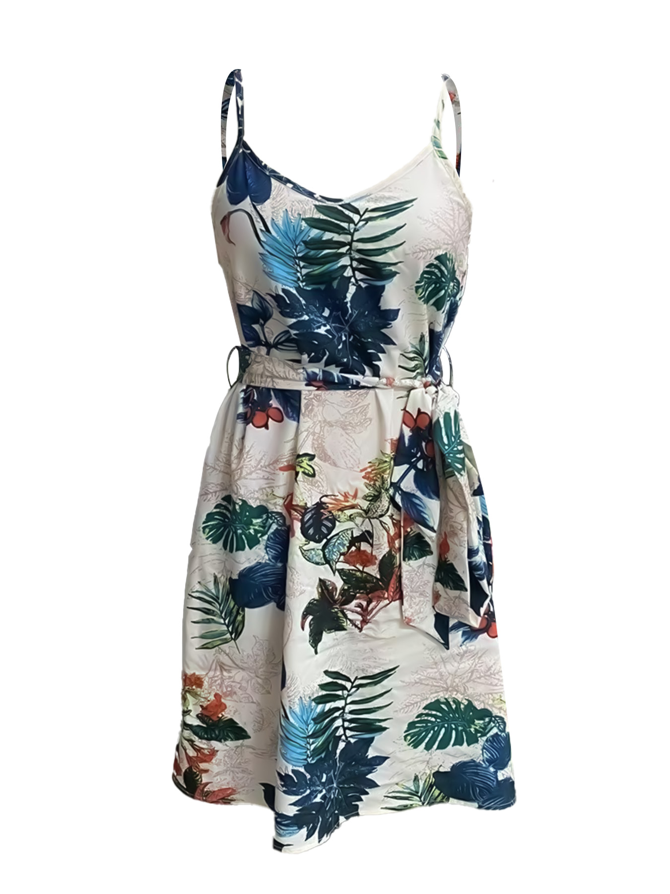A Bohemian-Style Women's Belt  - огляд і ціна French Vintage Floral Midi Dress