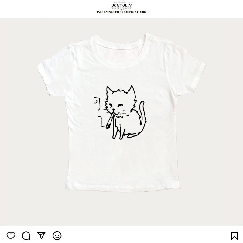 Korea Style Y2k 90s Baby Tees  - огляд і ціна Y2K Graphic Baby Tee Crop