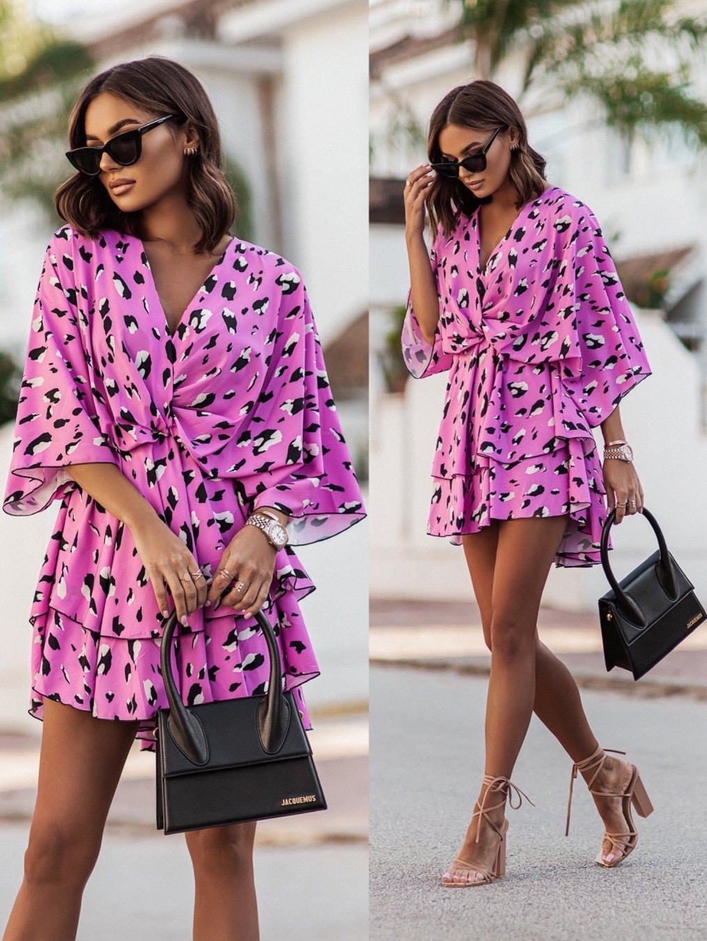 2024 New Summer Women's Mini S - огляд і ціна French Vintage Floral Midi Dress