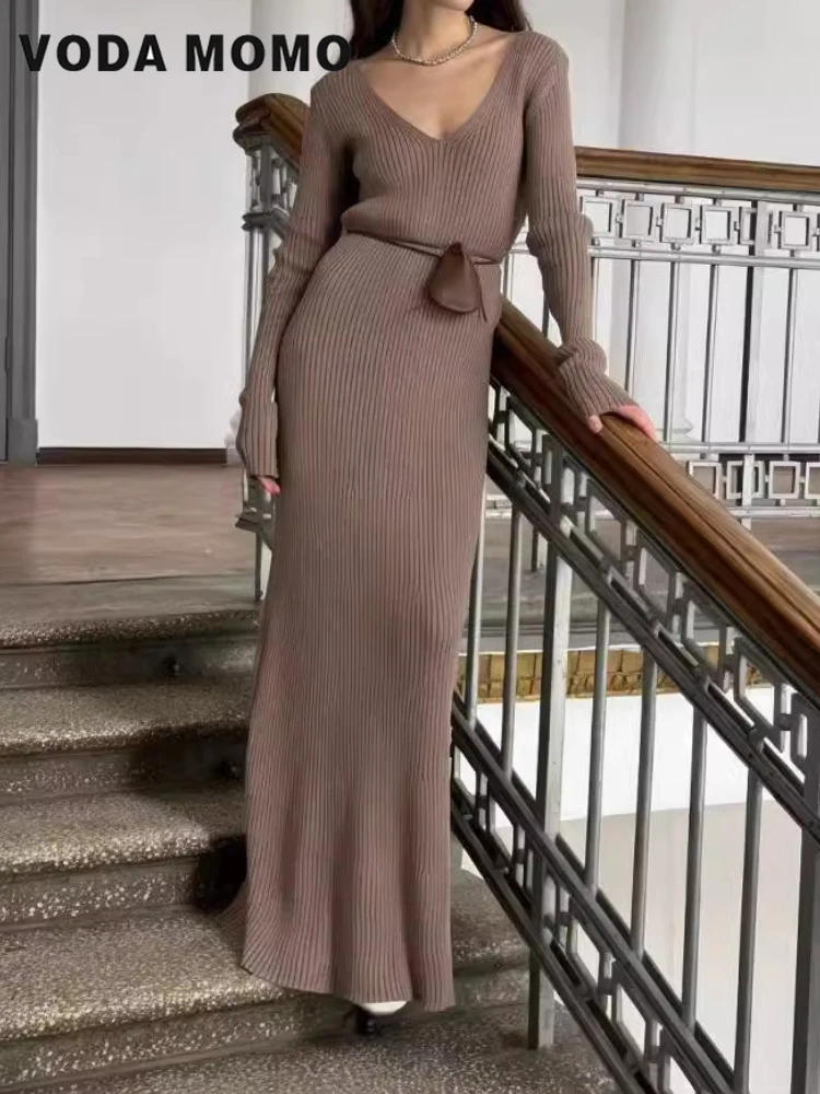 Long Sleeves Versatile Bodycon - огляд і ціна Bodycon Long Sleeve Ribbed Dress
